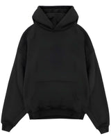 Black Oversized Hoodie Front Design
