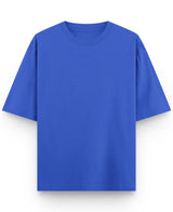 Royal Blue Oversized T-Shirt Front Design