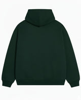 Bottle Green Oversized Hoodie Back Design