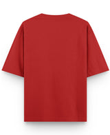 Red Oversized T-shirt Back Design