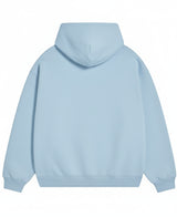 Sky Blue Oversized Hoodie Back Design